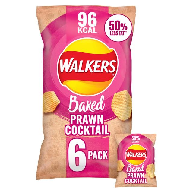 Walkers Baked Prawn Cocktail Multipack Snacks