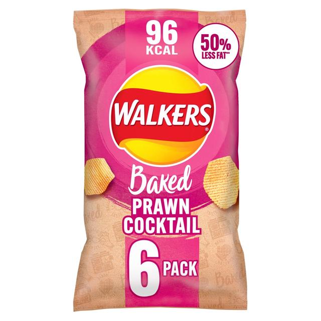 Walkers Baked Prawn Cocktail Multipack Snacks GOODS M&S   