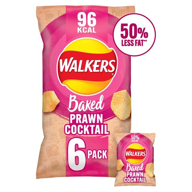 Walkers Baked Prawn Cocktail Multipack Snacks GOODS M&S   