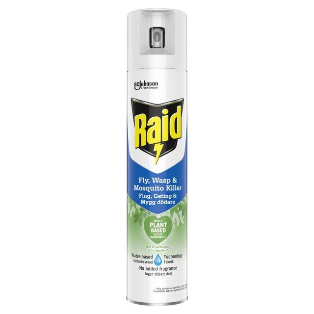 Raid Plant Based Fly, Wasp & Mosquito Killer Aerosol Spray