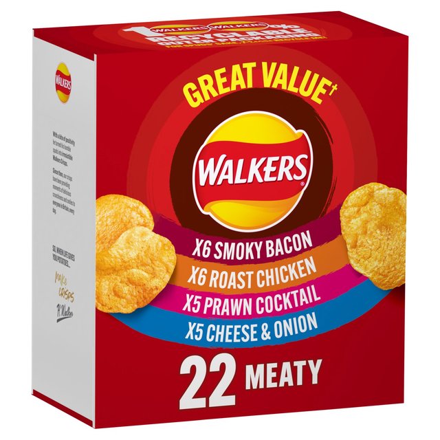 Walkers Meaty Variety Crisps