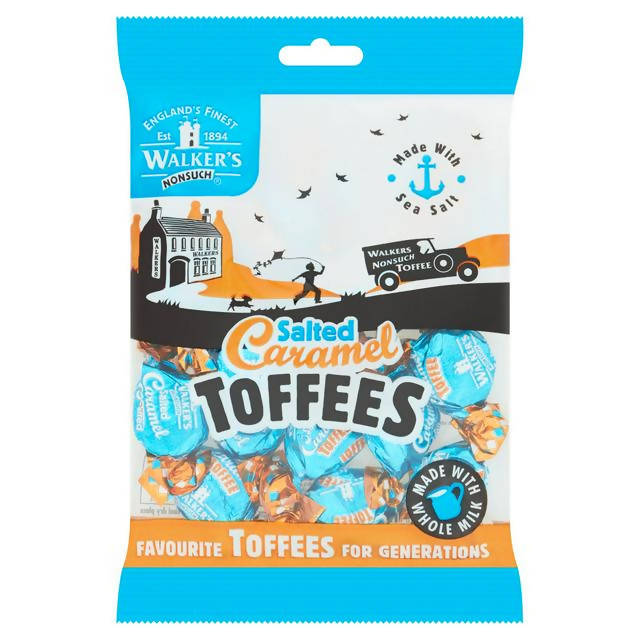 Walkers Salted Caramel Toffees Bag 150g