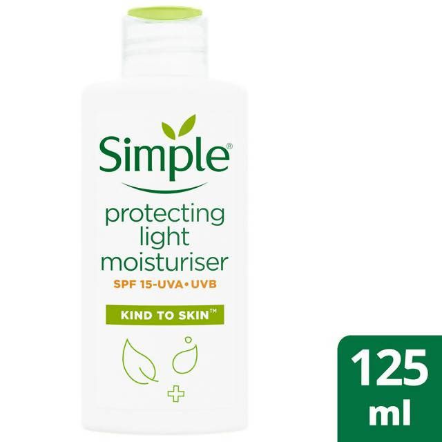 Simple Kind To Skin Face Protecting Light Moisturiser SPF15 125ml All Sainsburys   