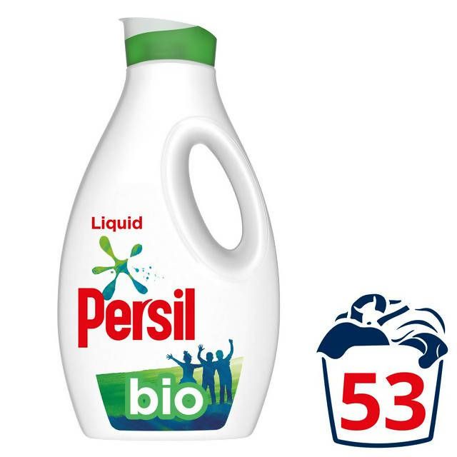 Persil Laundry Washing Liquid Detergent Bio 53 Washes 1.431L detergents & washing powder Sainsburys   