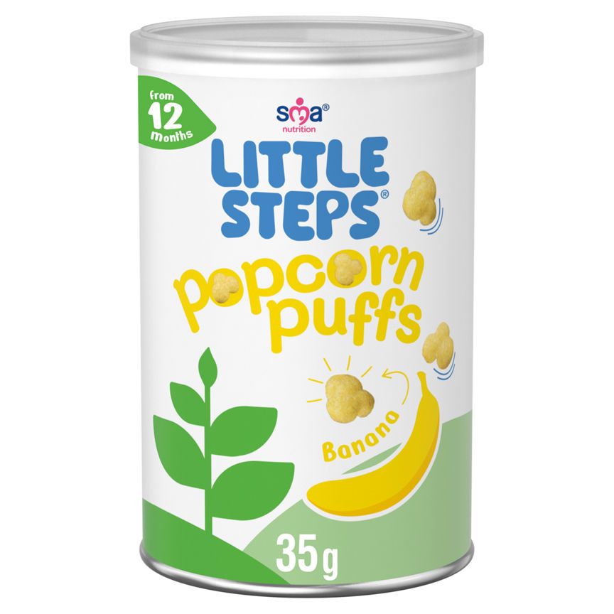 Little Steps Organic Banana Popcorn Puffs