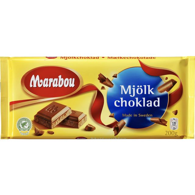 Marabou Mjolkchoklad Milk Chocolate Food Cupboard M&S Default Title  