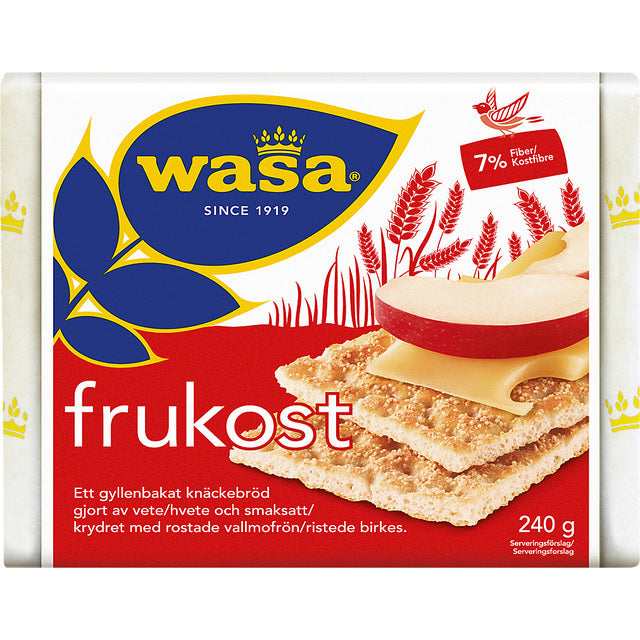 Wasa Frukost Wheat Crispbread with Poppy Seed Food Cupboard M&S Default Title  