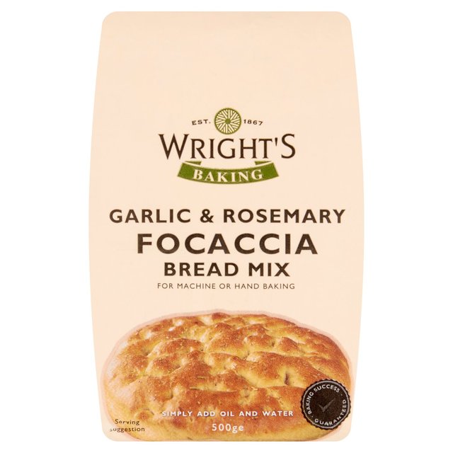 Wright's Garlic & Rosemary Focaccia Bread Mix   500g