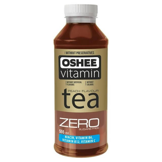 Oshee Vitamin Tea Zero Peach Flavour 555ml