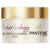 Pantene Hair Biology De-frizz & Illuminate Hair Mask For Frizzy, Dry, Coloured Hair Hair Treatments ASDA   