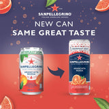 San Pellegrino Sparkling Blood Orange Cans Fizzy & Soft Drinks ASDA   