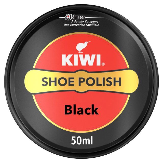 Kiwi Shoe Polish Tin Black