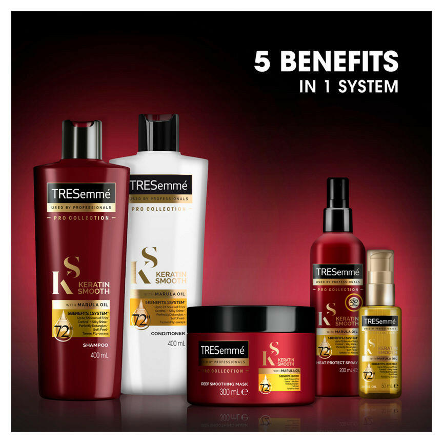 TRESemme Keratin Smooth Heat Protect Spray Hair Treatments ASDA   