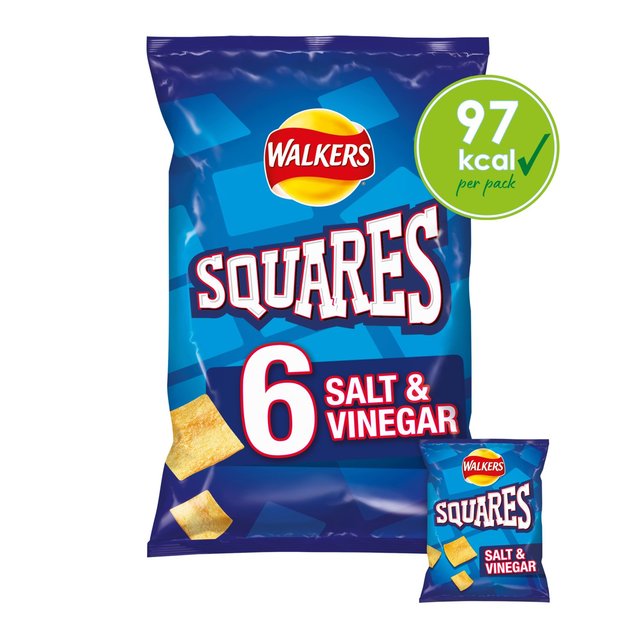 Walkers Squares Salt & Vinegar Snacks