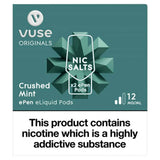 Vuse Vype ePen Refills Crushed Mint 12mg GOODS Sainsburys   