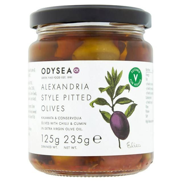 Odysea Alexandria Style Pitted Olives 235g