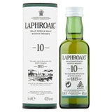 Laphroaig Islay Single Malt Scotch Whisky 10 Year Old 5cl All spirits & liqueurs Sainsburys   