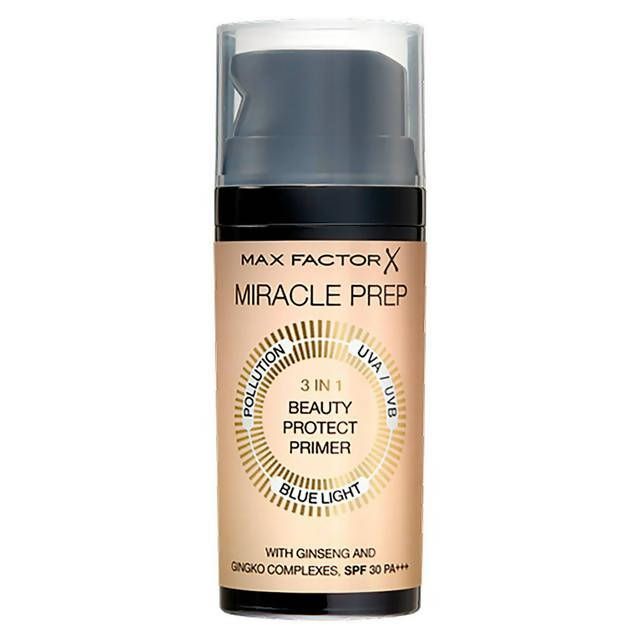 Max Factor Prep Primer 3 in 1 All Sainsburys   