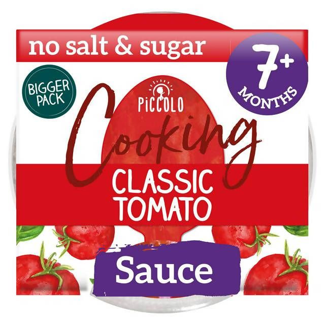 Piccolo Cooking Stir-In Pasta Sauce Classic Tomato Textured 7+ Months 120g