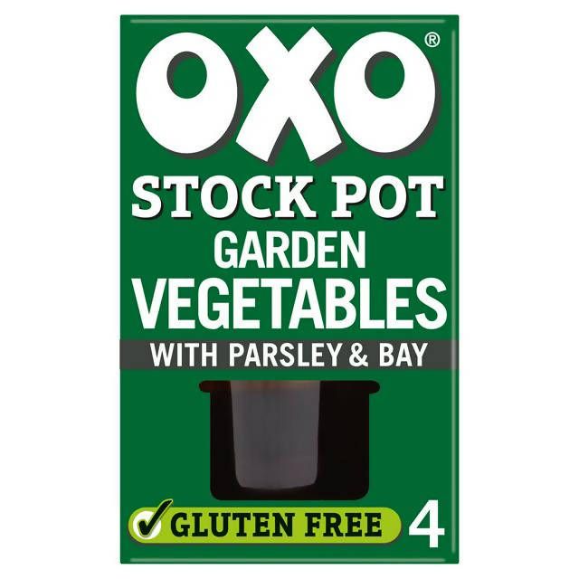 Oxo Garden Vegetables with Parsley & Bay Stock Pots x4 80g