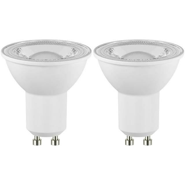 HOME LED GU10 50w Dimmable Light Bulb 2Pk