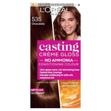 L'Oreal Paris Casting Creme Gloss Semi Permanent Hair Dye Chocolate Brown 535 Brunette Sainsburys   