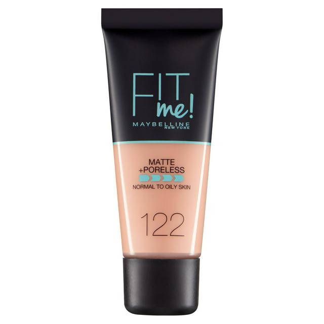 Maybelline Fit Me! Matte & Poreless Liquid Foundation 122 Creamy Beige 30ml