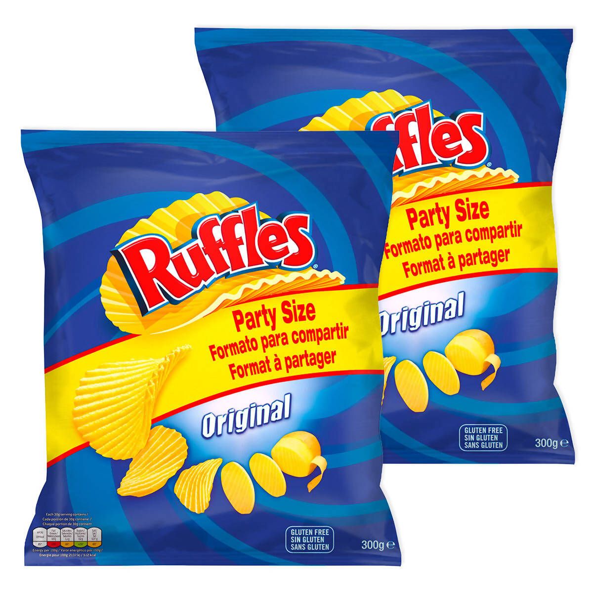 Ruffles Party Size Salted Crisps, 2 x 300g GOODS Costco UK   