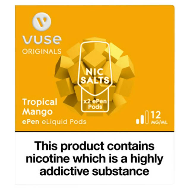 Vuse Vype ePen vPro Refills Trop Mango 12mg