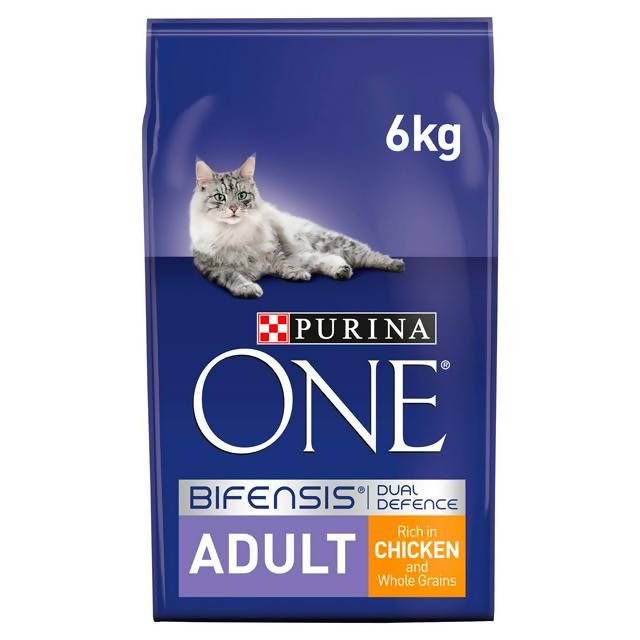 Purina One Adult Dry Cat Food Chicken & Wholegrains 6kg