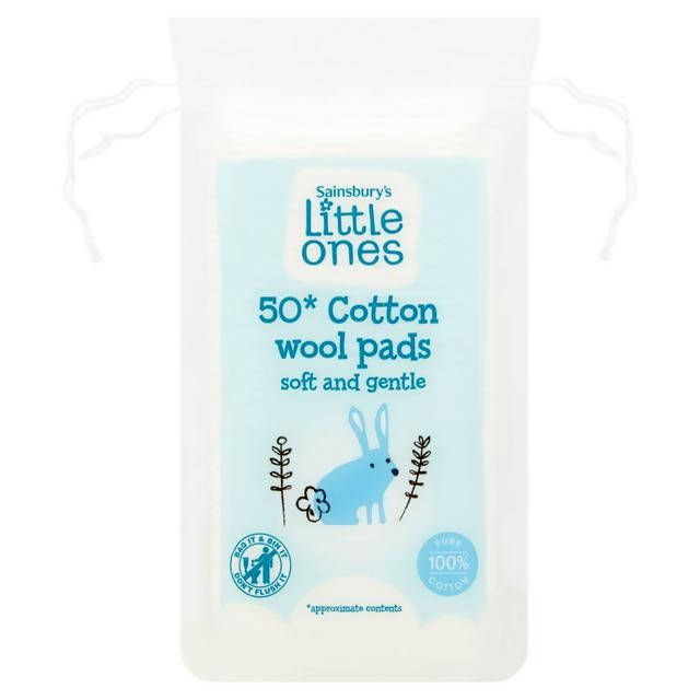 Sainsbury's Little One Square Cotton Pad x50