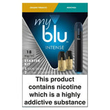 MyBlu Starter Kit Bundle 18mg/ml 2 x 1.5ml Intense Golden Tob & Menthol Electronic cigarettes Sainsburys   