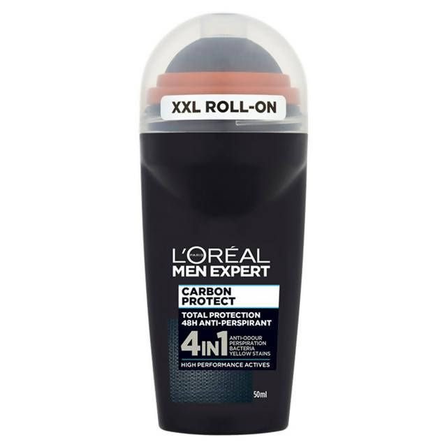 L'Oreal Men Expert Carbon Protect 48H Roll On Anti-Perspirant Deodorant 50ml deodorants & body sprays Boots   