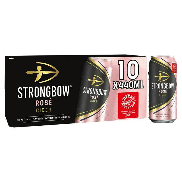 Strongbow Rose Cider 10x440ml