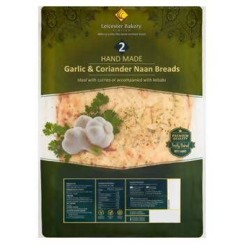 Leicester Hand Made Naan Garlic & Coriander, 2x5 pack Snacking Costco UK