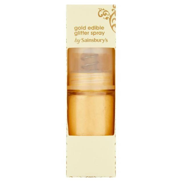 Sainsbury's Gold Edible Glitter Spray 4g