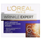 L'Oreal Paris Wrinkle Expert 65+ Night Cream Moisturiser 50ml All Boots   