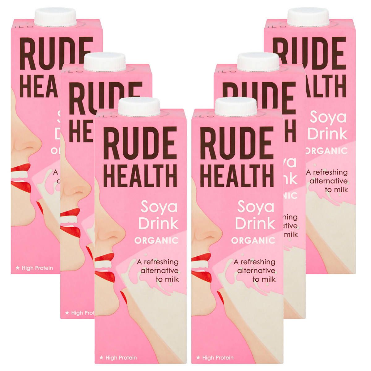 Rude Health Organic Soya Drink, 6 x 1L Organic Costco UK   