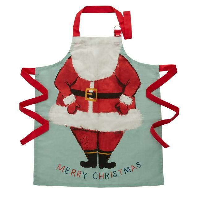 Sainsbury's Home Kids Santa Apron tableware Sainsburys   