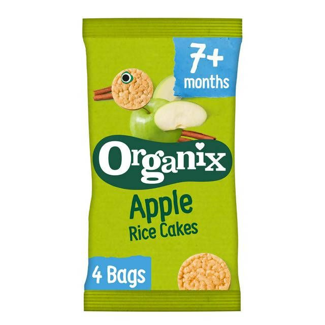 Organix Apple Rice Cakes Multipack 4x28g