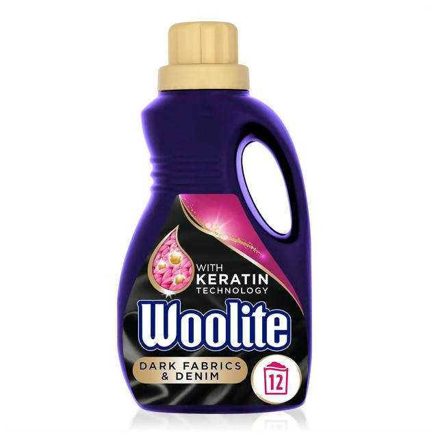Woolite Laundry Detergent Hand & Machine Wash Liquid Dark Fabrics & Denim 750ml detergents & washing powder Sainsburys   