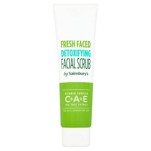 Sainsbury's Fresh Faced Detoxifying Facial Scrub 150ml Acne & problem skin Sainsburys   