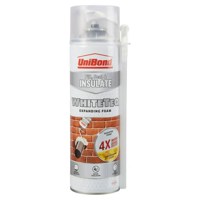 Unibond Fill, Seal And Insulate Whiteteq Expanding Foam - 500Ml