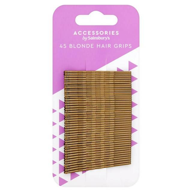 Sainsbury's Hair Grips Blonde x45 Hair accessories Sainsburys   