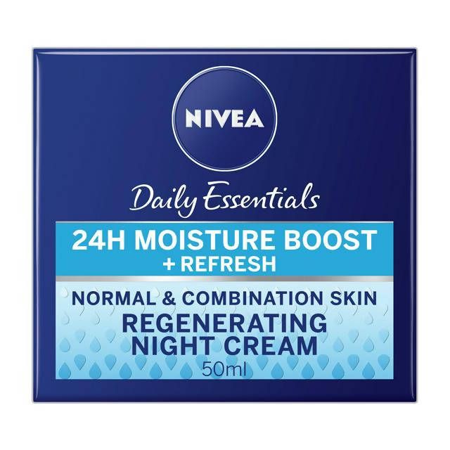 Nivea Moisturising Night Cream Moisturiser for Normal Skin 50ml All Sainsburys   