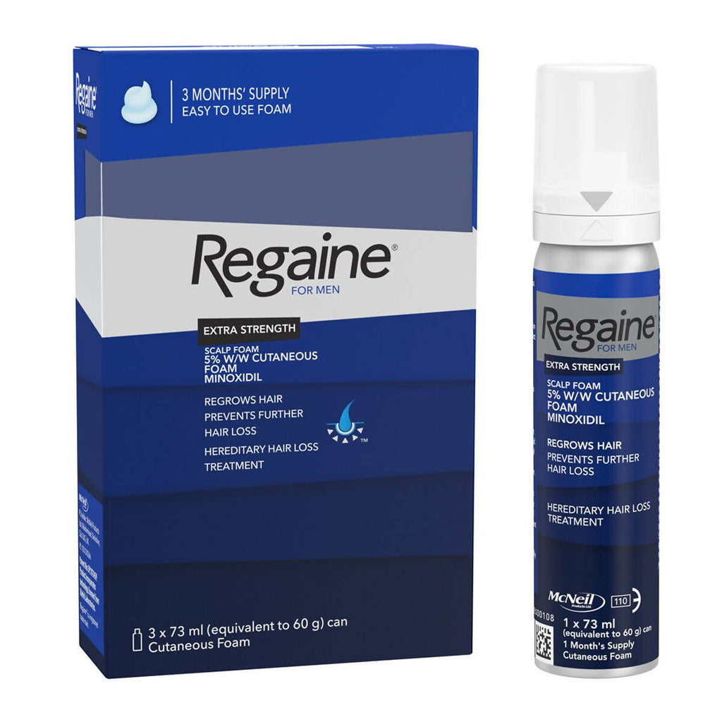 Regaine for Men, 5% Minoxidil, 3 x 73ml