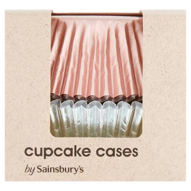 Sainsbury's Metallic Cupcake Cases x30 27g