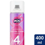 Vo5 Extra Firm Hold Hair Spray 400 ML styling & hairspray Sainsburys   
