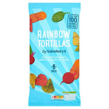 Sainsbury's Rainbow Tortilla Chips 6x20g 4-9 packs Sainsburys   