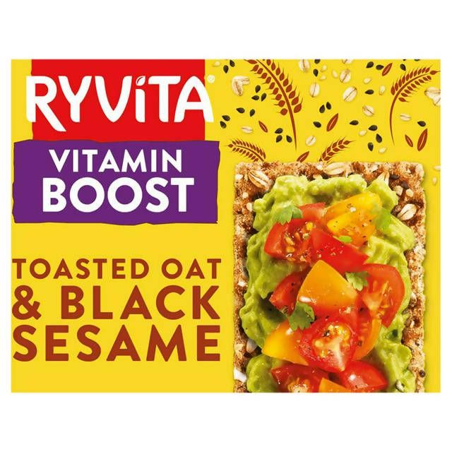 Ryvita Toasted Oat & Black Sesame 200g